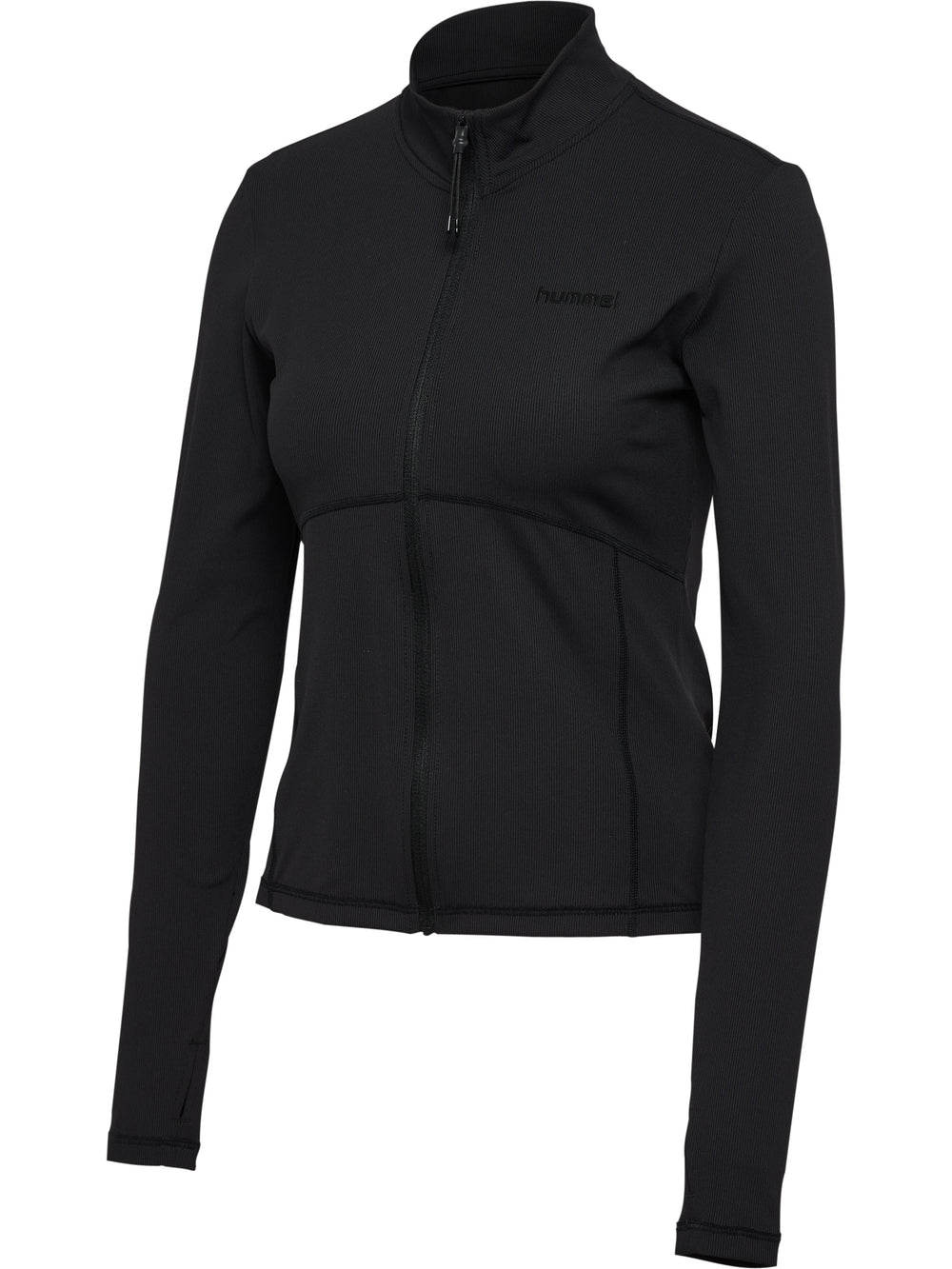 HUMMEL Prima Rib Zip Blouse Damen (black)