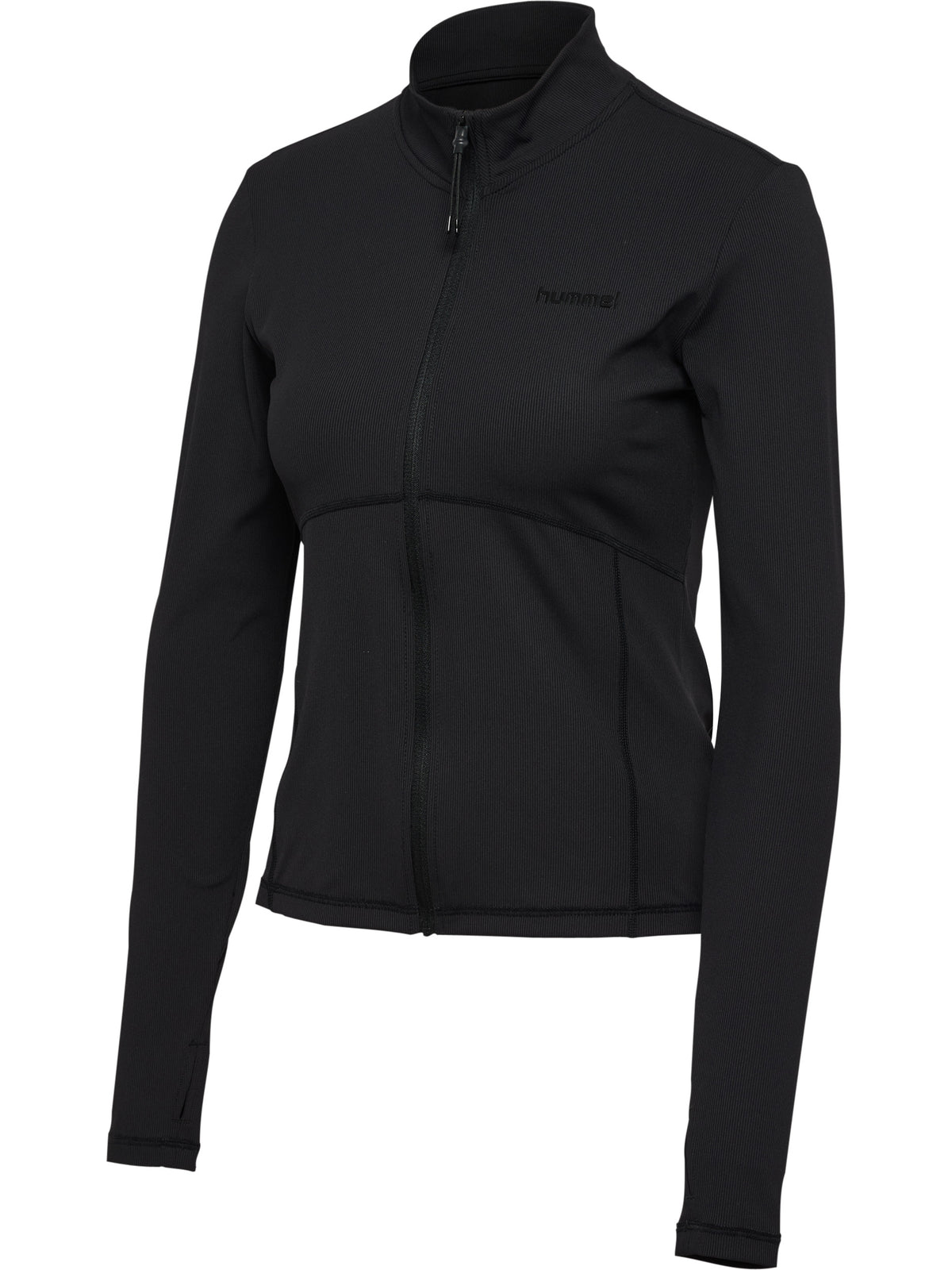 HUMMEL Prima Rib Zip Blouse Damen (black)
