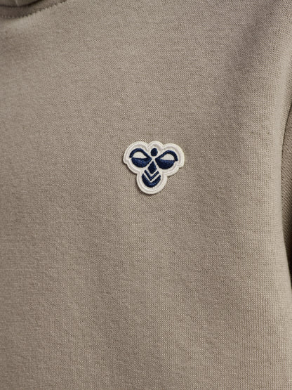 HUMMEL Loose Hoodie Bee Kind (vintage khaki)