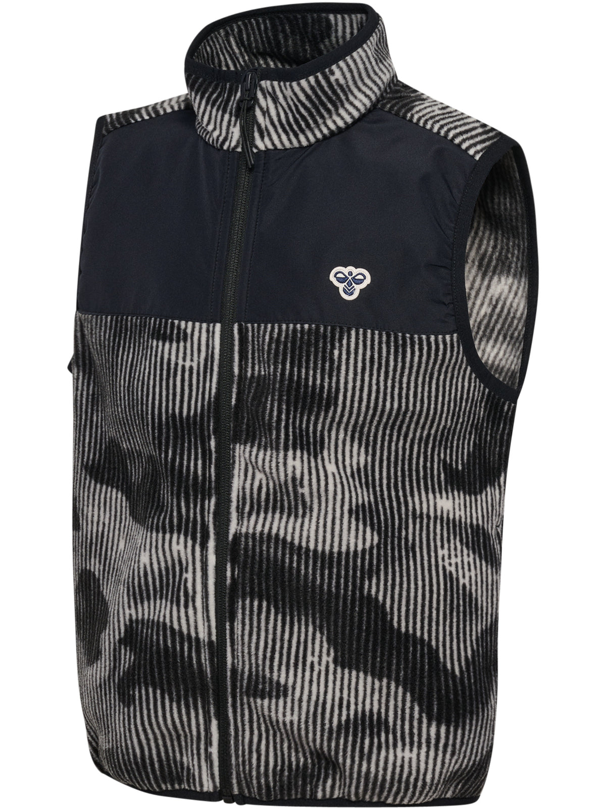 HUMMEL Rilo Fleece Zip Vest Kind (black)