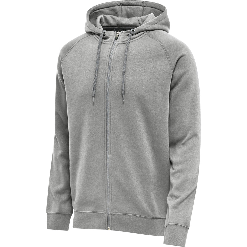 HUMMEL Red Classic Zip Hoodie (grey melange)