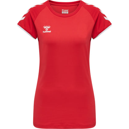 HUMMEL Core Volley Stretch Tee Wo Damen (true red)