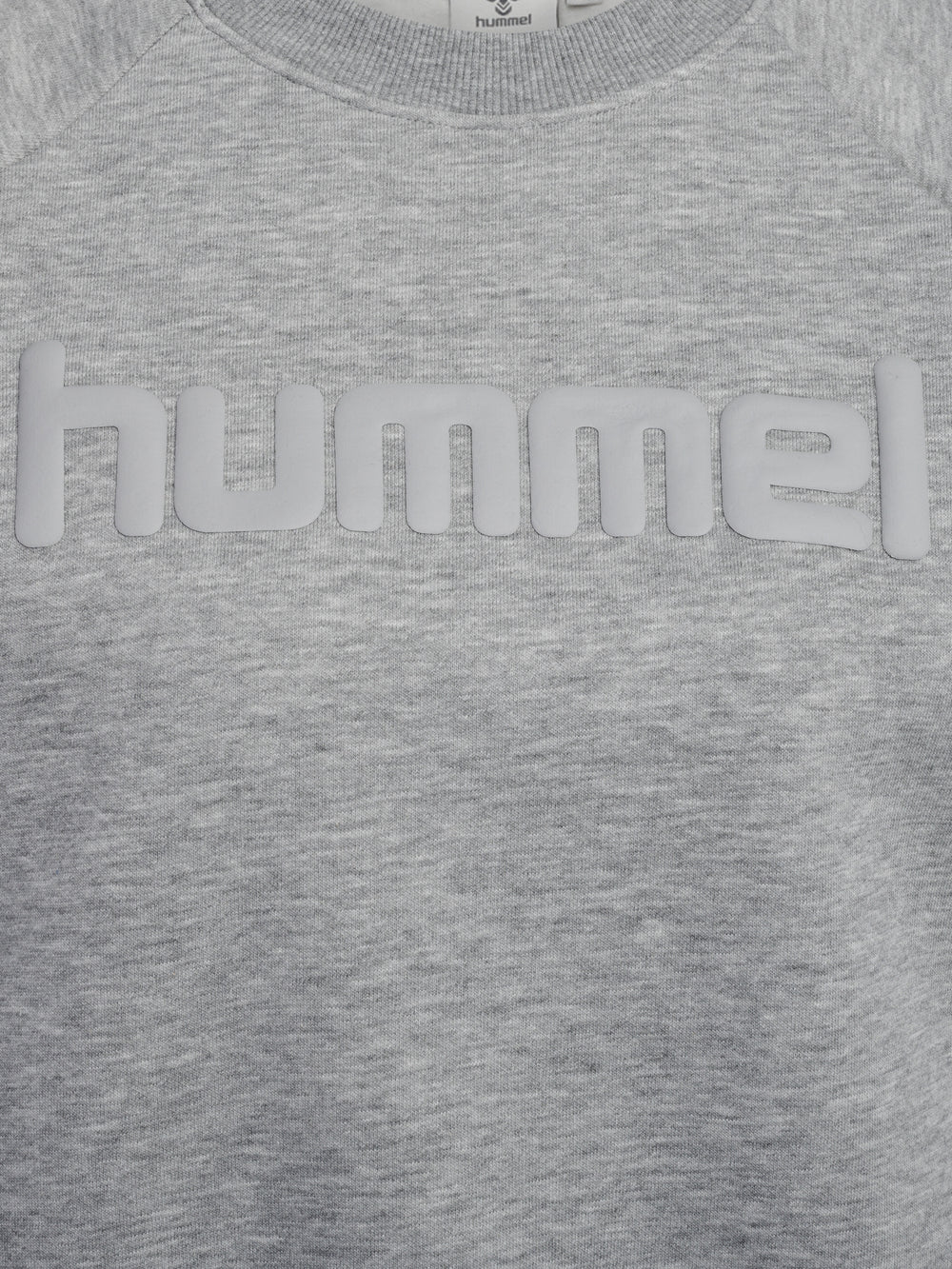 HUMMEL Keeper Boxy Graphic Crewneck Damen (light grey melange/dress blues)