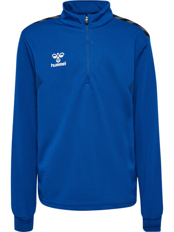 HUMMEL Authentic Half Zip Sweat Unisex Kind Blau