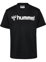 HUMMEL Logo Jersey S/S Unisex Kind Schwarz
