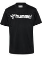 HUMMEL Logo Jersey S/S Unisex Kind Schwarz
