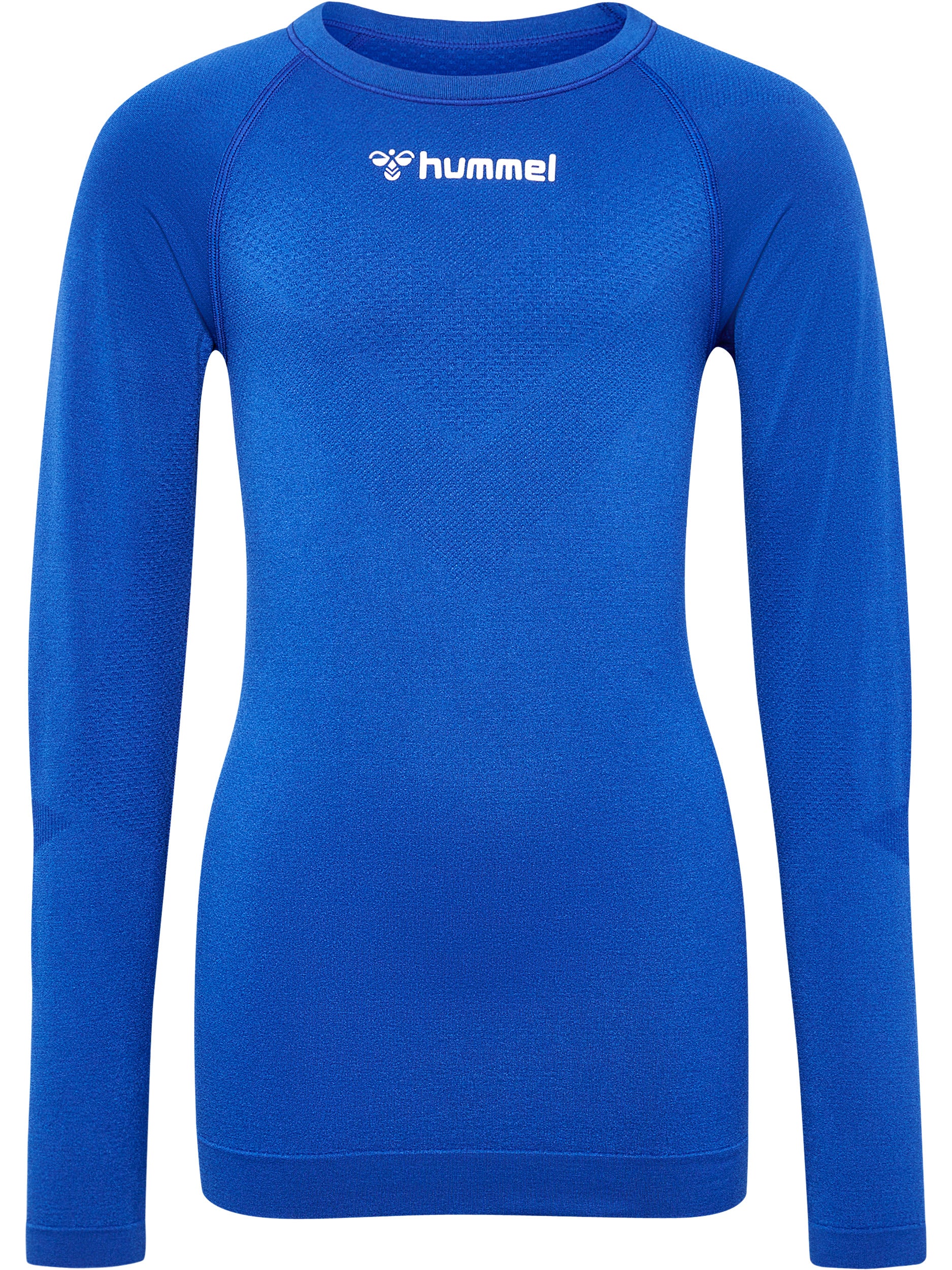HUMMEL Bl Comfort 2.0 Tee L/S Unisex Kind Blau