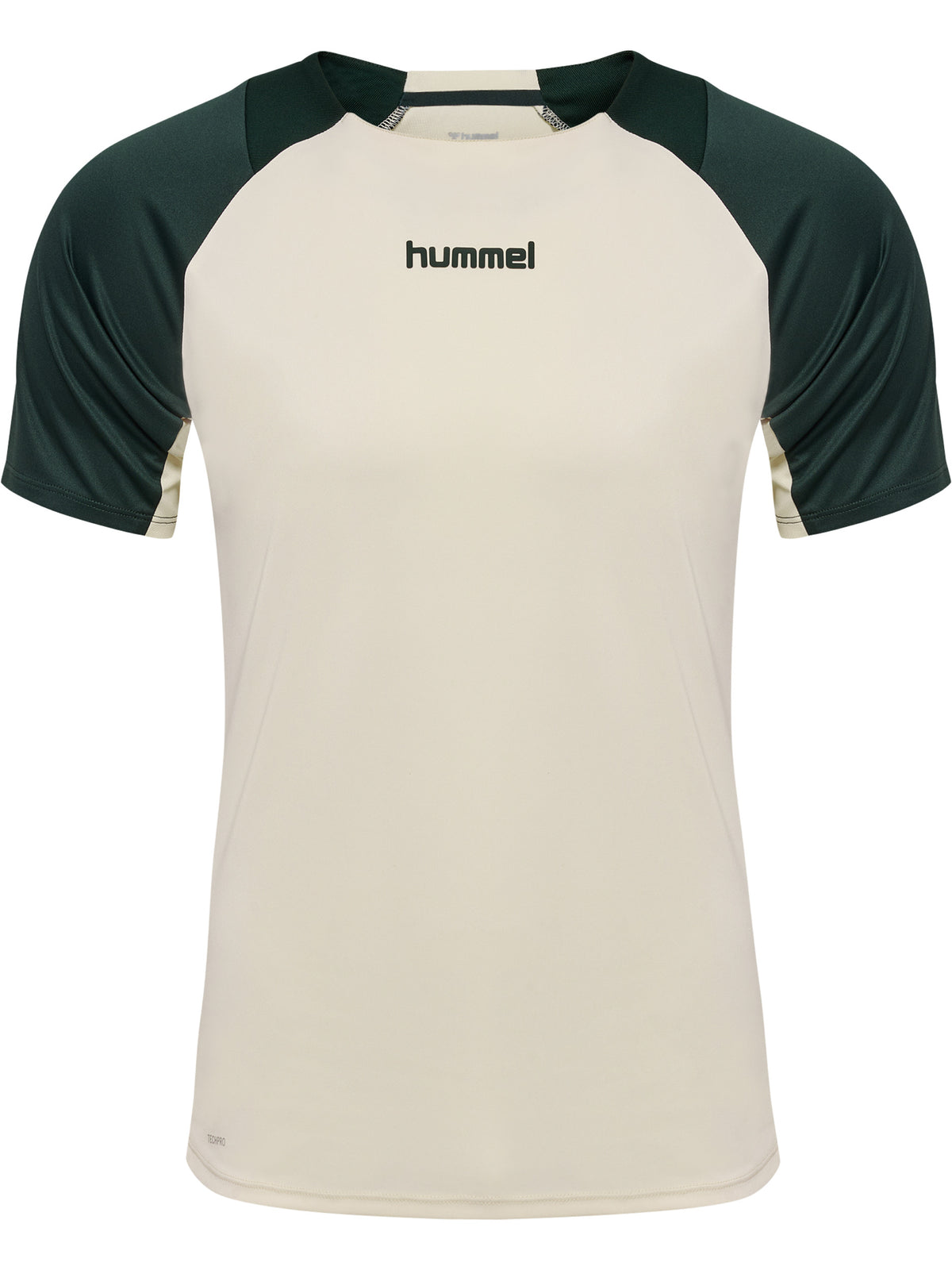 HUMMEL BLAZE27 Pro Training Jersey S/S (buttercream/darkest spruce)