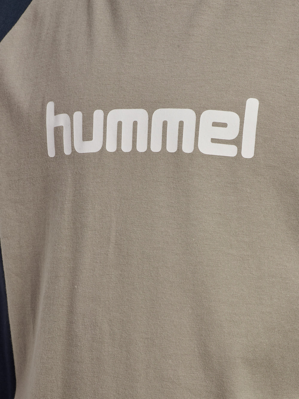 HUMMEL Logo T-Shirt L/S Kind (vintage khaki)