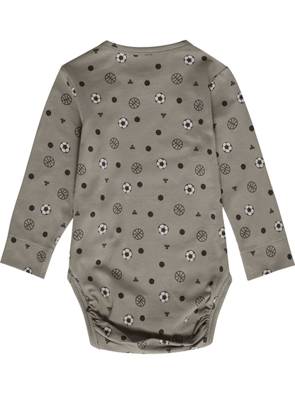 HUMMEL Mini AOP Body L/S Kind (vintage khaki)