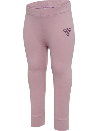HUMMEL Mini 2-Pack Tights Kind (black plum/sea fog)