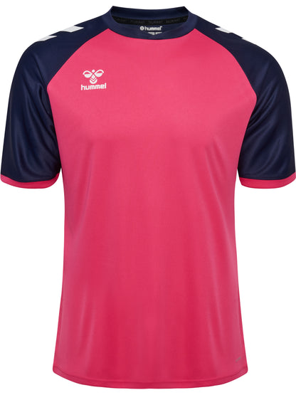 HUMMEL Match League Jersey S/S (raspberry sorbet/marine)