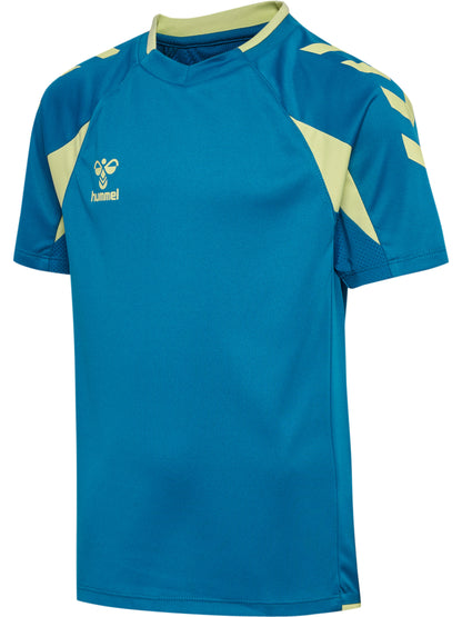 HUMMEL Core 2.0 Jersey S/S Kind (celestial/pale lime yellow)