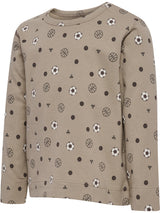 HUMMEL Mini AOP T-Shirt L/S Kind (vintage khaki)