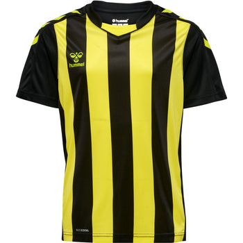 HUMMEL Core Xk Striped Jersey S/S Unisex Kind Schwarz