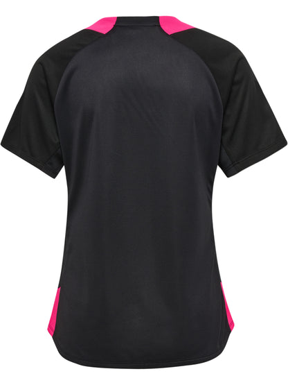 HUMMEL BLAZE27 Pro Training Jers S/S Wo Damen (black/pink glo)