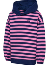 HUMMEL Conelly Boxy Contrast Hoodie Kind (medieval blue)