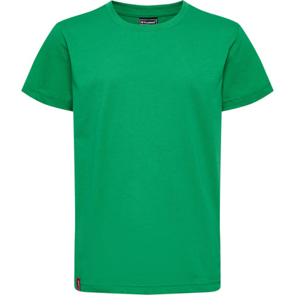 HUMMEL Red Basic T-Shirt S/S Kind (jelly bean)