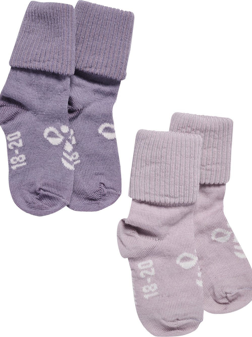 HUMMEL Mini Wool 2-Pack Socks Kind (gray ridge/cloud gray)