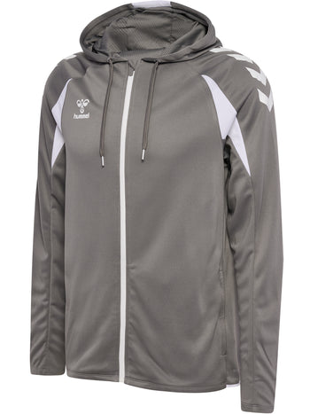 HUMMEL Core 2.0 Zip Hoodie (steel gray/white)