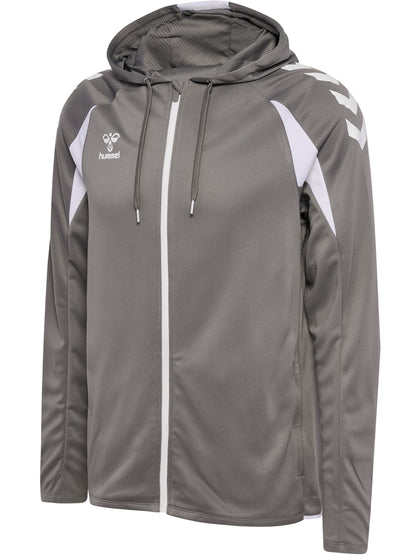 HUMMEL Core 2.0 Zip Hoodie (steel gray/white)
