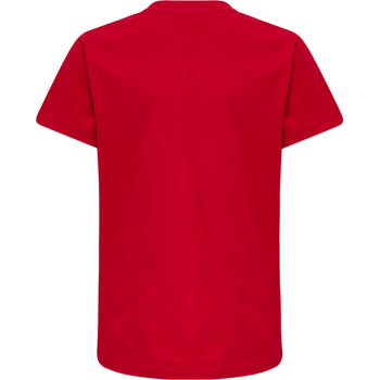 HUMMEL Red Basic T-Shirt S/S Kind (tango red)