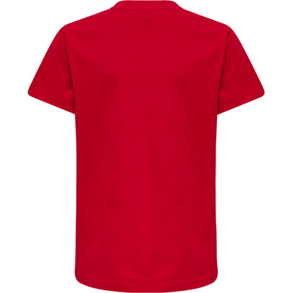 HUMMEL Red Basic T-Shirt S/S Kind (tango red)