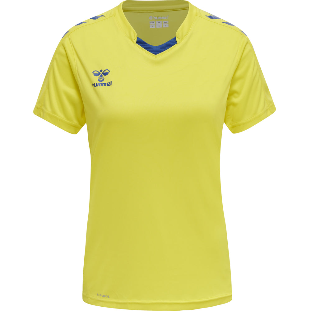 HUMMEL Core Xk Poly Jersey S/S Damen Gelb