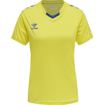 HUMMEL Core Xk Poly Jersey S/S Damen Gelb