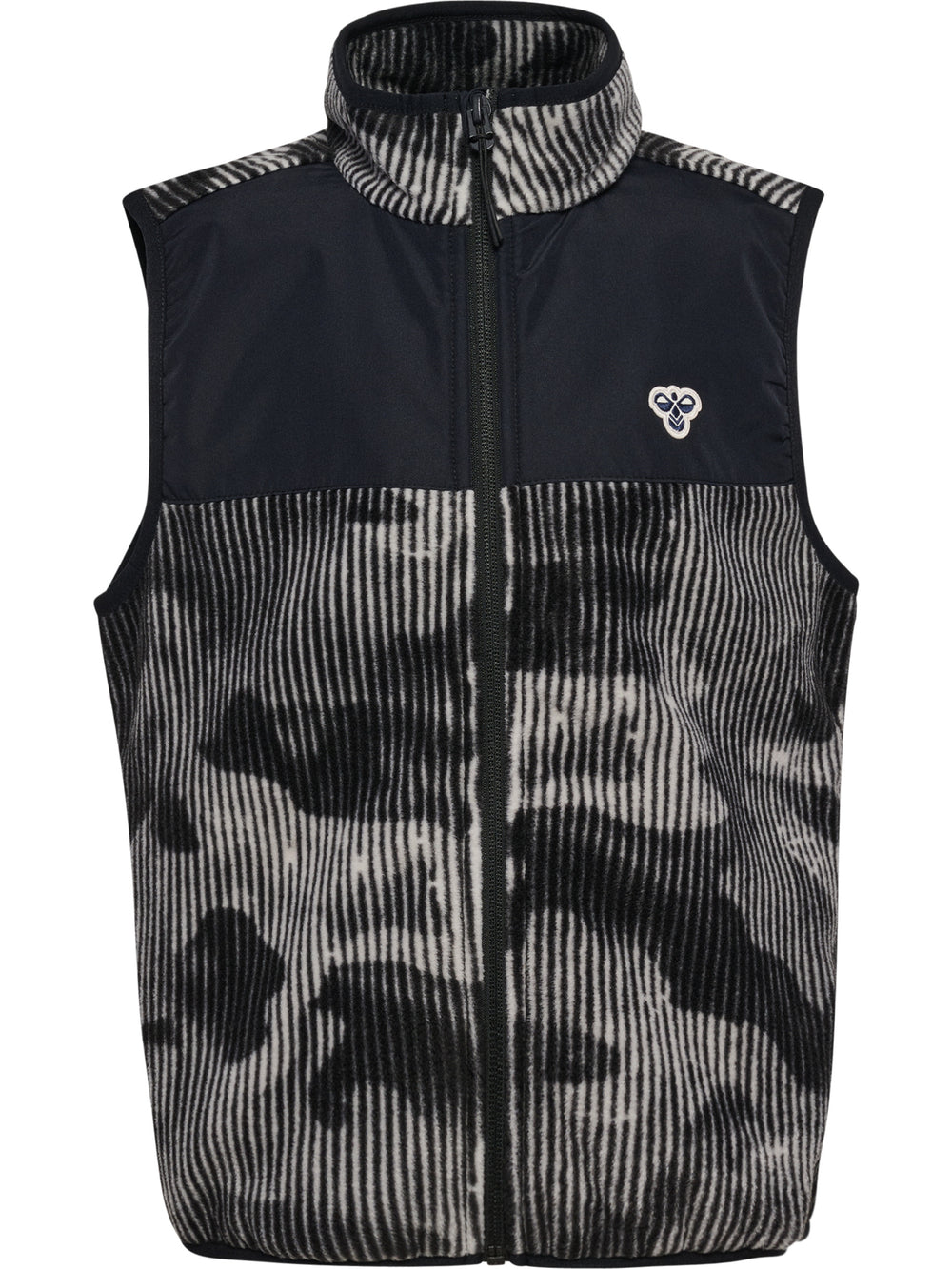 HUMMEL Rilo Fleece Zip Vest Kind (black)