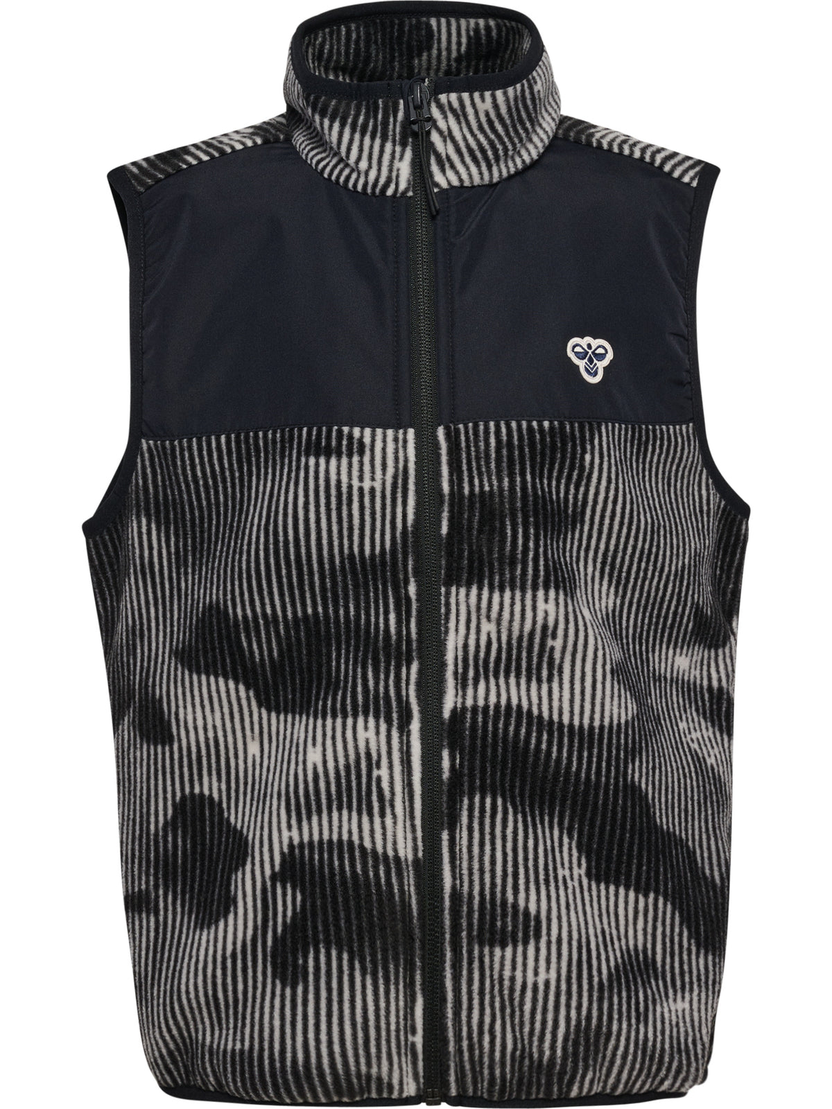 HUMMEL Rilo Fleece Zip Vest Kind (black)