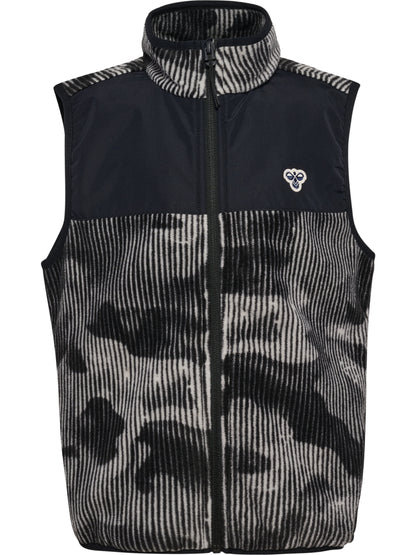HUMMEL Rilo Fleece Zip Vest Kind (black)