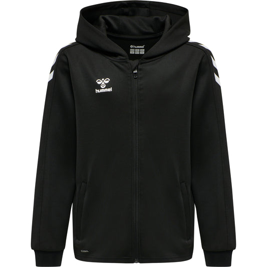 HUMMEL Core Xk Poly Zip Hood Sweat Unisex Kind Schwarz