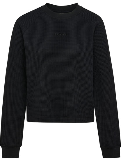 HUMMEL Soft Waffle T-Shirt L/S Damen (black)