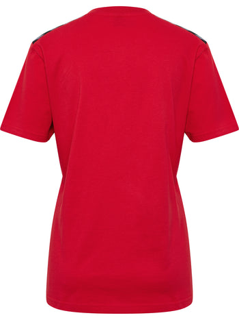 HUMMEL Authentic Co T-Shirt S/S Damen (true red)