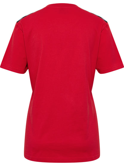 HUMMEL Authentic Co T-Shirt S/S Damen (true red)