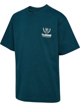 HUMMEL Loose Graphic T-Shirt S/S Bts Kind (reflecting pond)