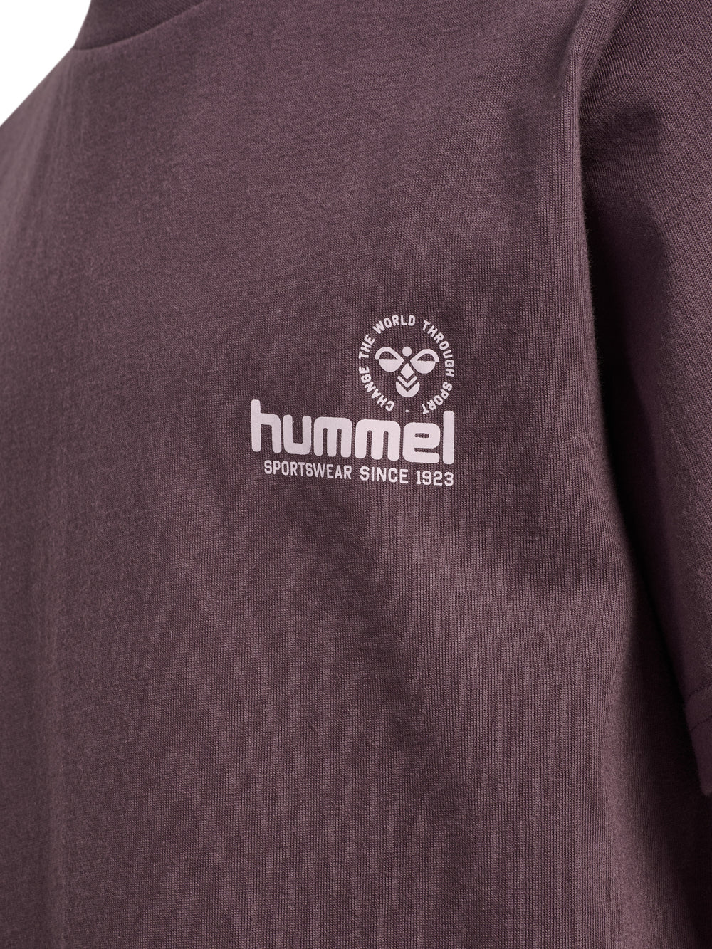 HUMMEL Reg Graphic T-Shirt S/S Kind (black plum)