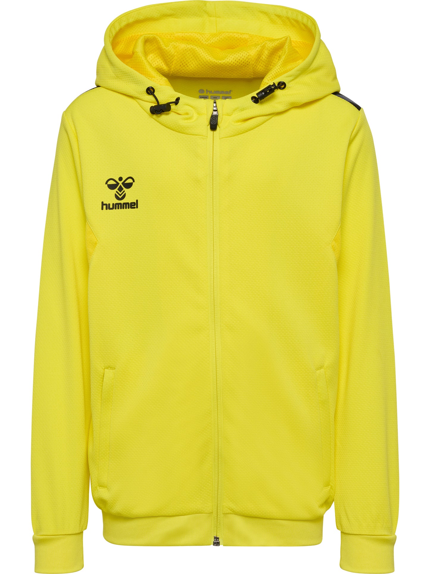 HUMMEL Authentic Pl Zip Hoodie Unisex Kind Gelb