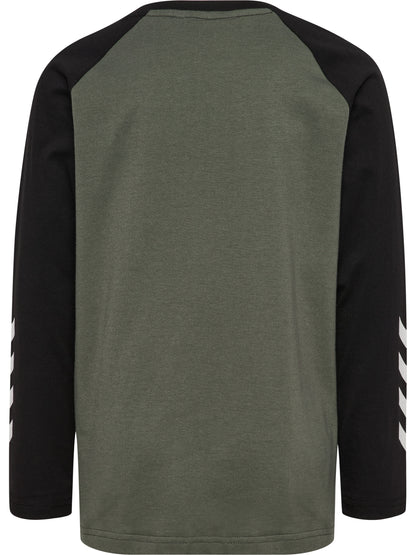HUMMEL Logo T-Shirt L/S Kind (castor gray)