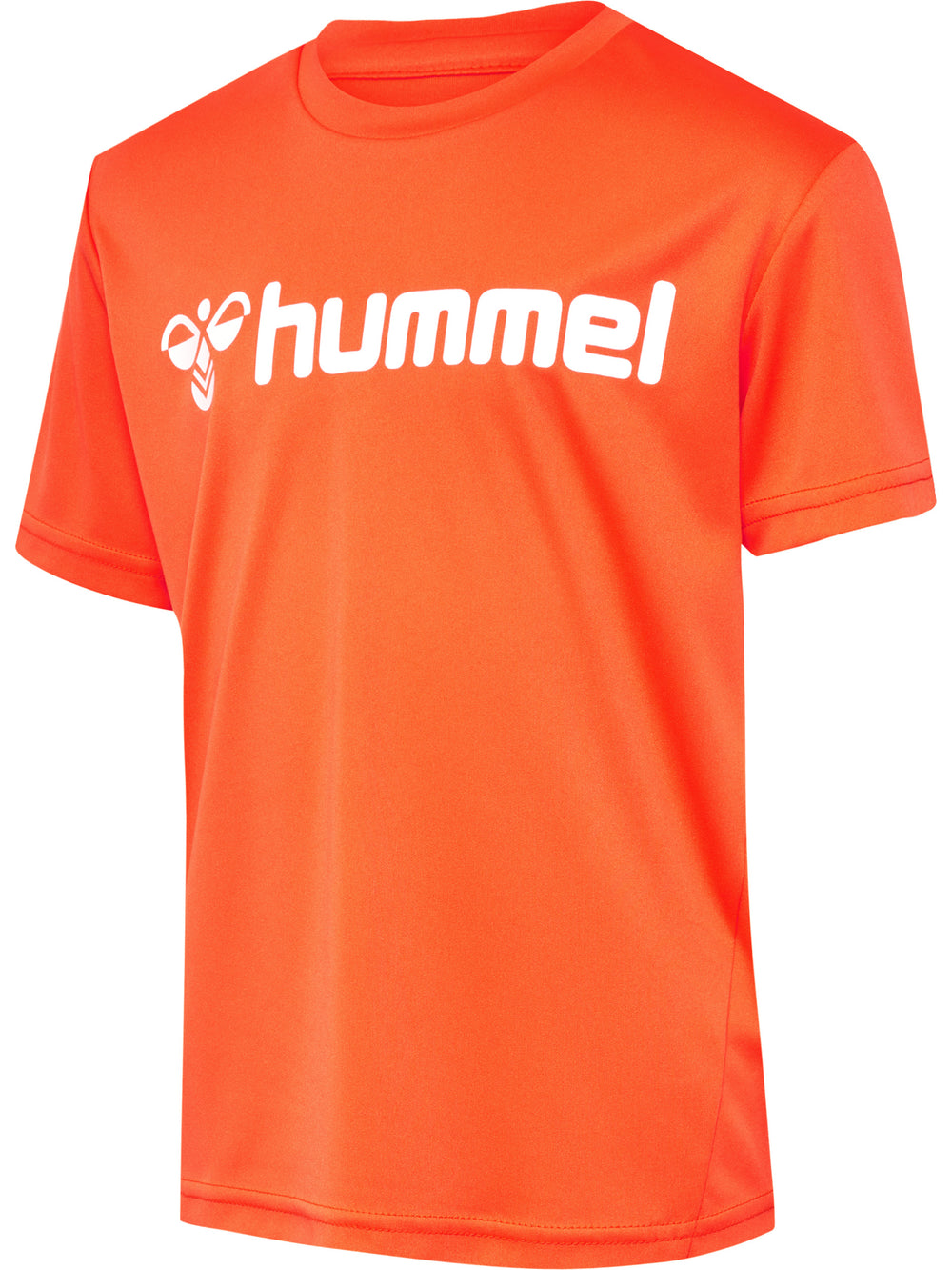 HUMMEL Logo Jersey S/S Kind (nasturtium)