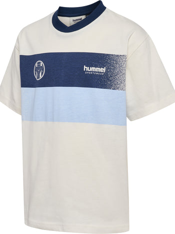 HUMMEL Loose Change T-Shirt Ss Kind (blanc de blanc)