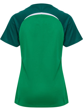 HUMMEL Lead 2.0 Jersey S/S Damen (jelly bean/evergreen)
