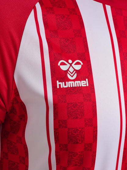 HUMMEL Match Striped Jersey S/S (true red/white)
