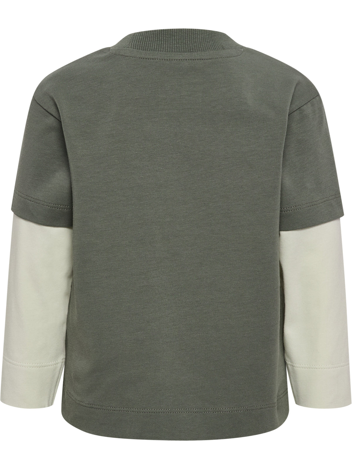 HUMMEL Mini Loose Layer T-Shirt L/S Kind (castor gray)