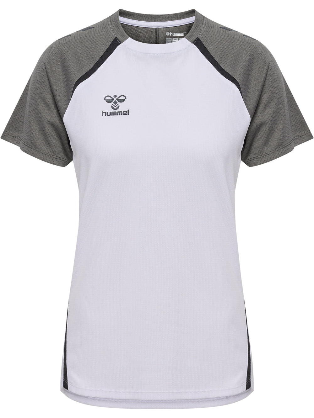 HUMMEL Lead 2.0 Jersey S/S Damen (white/steel gray)
