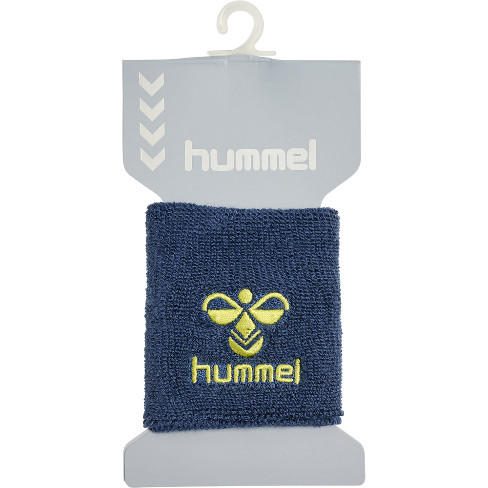 HUMMEL Old School Small Wristband (dark denim/lime punch)