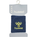 HUMMEL Old School Small Wristband (dark denim/lime punch)
