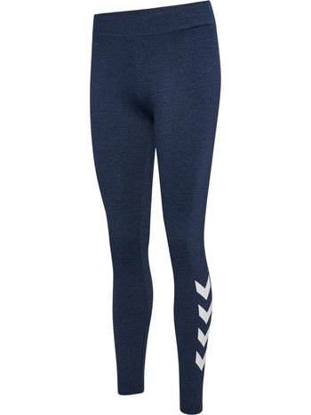 HUMMEL Pulse Logo Mw Tights Damen (dress blue melange)