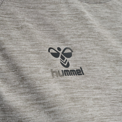 HUMMEL Core XK Core Poly Tee S/S Damen (grey melange)